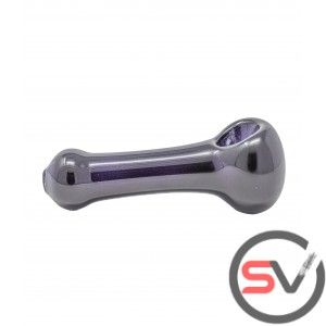 EBONY GLASS HAND PIPE 5inch 3CT/PK